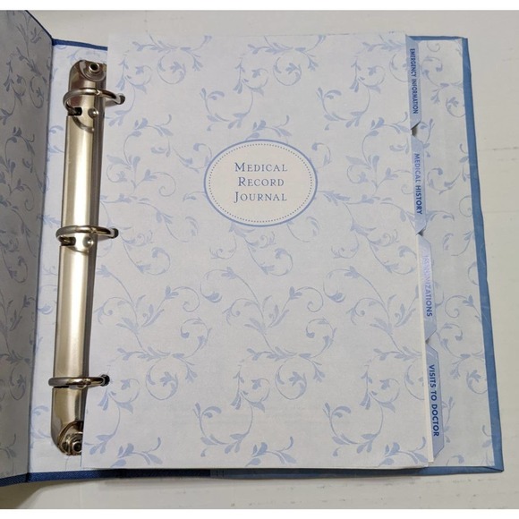 Vintage 2004 Gibson blue medical journal folder organizer - Picture 2 of 7